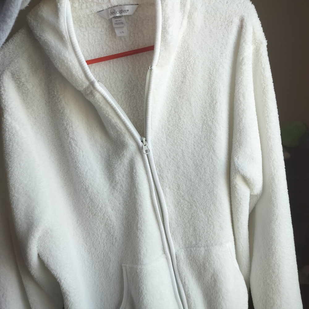 Large plush cozy jacket used great condition